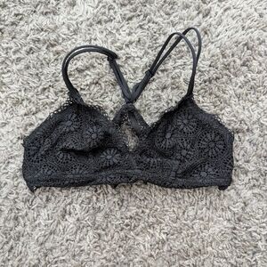 Altar’d State Black Lace Bra Bralette (S)